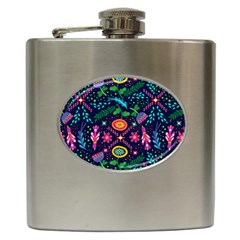 Pattern 3177414 960 720 Hip Flask (6 Oz) by vintage2030