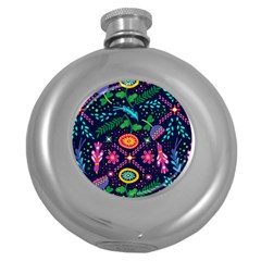 Pattern 3177414 960 720 Round Hip Flask (5 Oz) by vintage2030