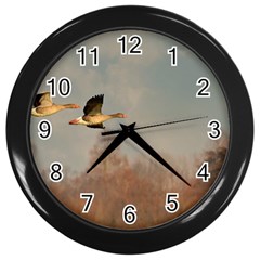 Goose 4002044 960 720 Wall Clock (black) by vintage2030