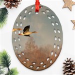 Goose 4002044 960 720 Oval Filigree Ornament (Two Sides) Back