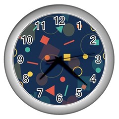 Background 3048876 960 720 Wall Clock (silver)