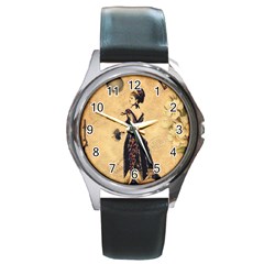 Steampunk 3899496 960 720 Round Metal Watch by vintage2030