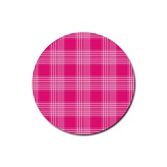 Checks 316856 960 720 Rubber Coaster (round)  by vintage2030