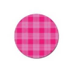 Checks 316856 960 720 Magnet 3  (round) by vintage2030