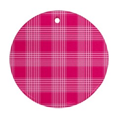 Checks 316856 960 720 Round Ornament (two Sides)