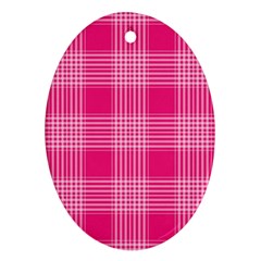 Checks 316856 960 720 Oval Ornament (two Sides)