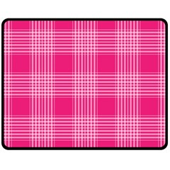 Checks 316856 960 720 Fleece Blanket (medium)  by vintage2030