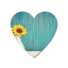 Sun Flower 3292932 960 720 Heart Magnet