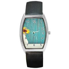 Sun Flower 3292932 960 720 Barrel Style Metal Watch