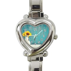 Sun Flower 3292932 960 720 Heart Italian Charm Watch by vintage2030