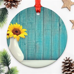 Sun Flower 3292932 960 720 Round Ornament (two Sides)