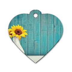 Sun Flower 3292932 960 720 Dog Tag Heart (One Side)