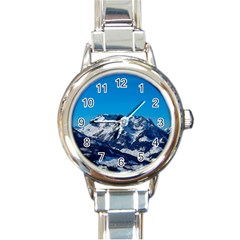 Mountain 4017326 960 720 Round Italian Charm Watch by vintage2030