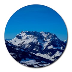 Mountain 4017326 960 720 Round Mousepads