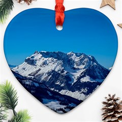 Mountain 4017326 960 720 Ornament (heart)