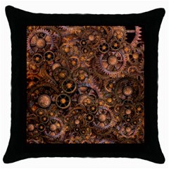 Steampunk 3169877 960 720 Throw Pillow Case (black) by vintage2030