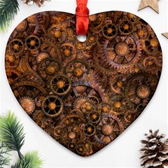 Steampunk 3169877 960 720 Heart Ornament (two Sides)