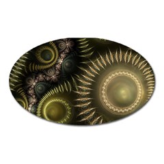 Fractal 2021756 960 720 Oval Magnet by vintage2030