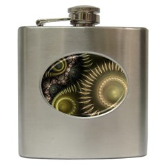 Fractal 2021756 960 720 Hip Flask (6 Oz) by vintage2030