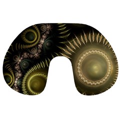 Fractal 2021756 960 720 Travel Neck Pillow by vintage2030