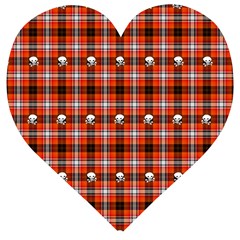 Plaid 857955 960 720 Wooden Puzzle Heart