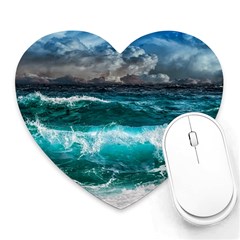 Waves 3975256 960 720 Heart Mousepads by vintage2030