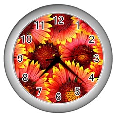 Background 1655938 960 720 Wall Clock (silver)