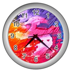 Abstract 2468874 960 720 Wall Clock (silver)