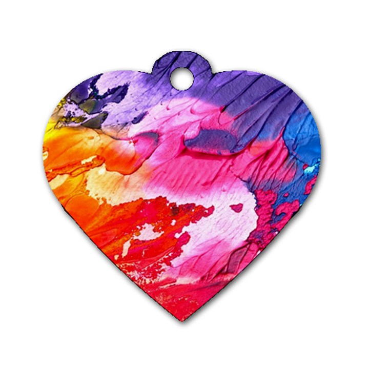 Abstract 2468874 960 720 Dog Tag Heart (One Side)