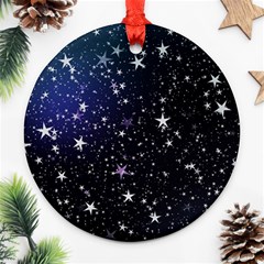 Star 67044 960 720 Round Ornament (two Sides)