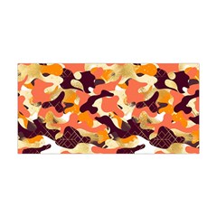 Camo Headband - Wide - Burgundy, Orange, Peach, Faux Gold, Tan