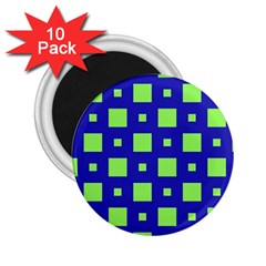 Squares Grid Seamless 2.25  Magnets (10 pack) 