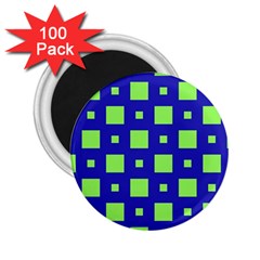 Squares Grid Seamless 2.25  Magnets (100 pack) 