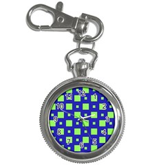 Squares Grid Seamless Key Chain Watches