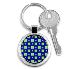 Squares Grid Seamless Key Chain (Round)