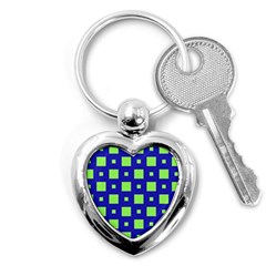 Squares Grid Seamless Key Chain (Heart)