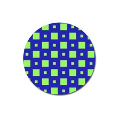 Squares Grid Seamless Magnet 3  (Round)