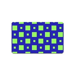 Squares Grid Seamless Magnet (Name Card)