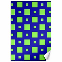 Squares Grid Seamless Canvas 24  x 36 