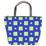 Squares Grid Seamless Bucket Bag Front