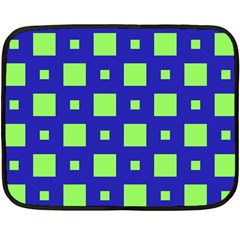 Squares Grid Seamless Fleece Blanket (Mini)