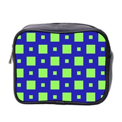 Squares Grid Seamless Mini Toiletries Bag (two Sides) by Vaneshart