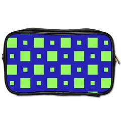 Squares Grid Seamless Toiletries Bag (one Side) by Vaneshart