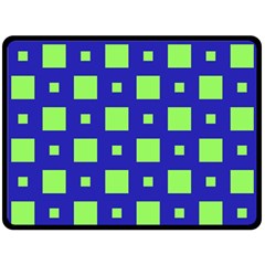 Squares Grid Seamless Fleece Blanket (Large) 