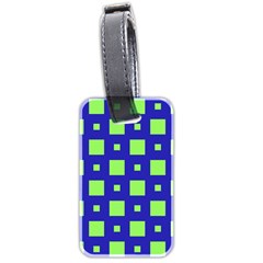 Squares Grid Seamless Luggage Tag (two sides)