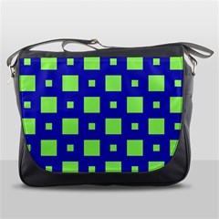 Squares Grid Seamless Messenger Bag