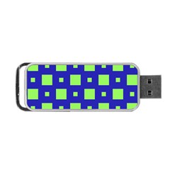 Squares Grid Seamless Portable USB Flash (One Side)