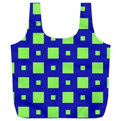 Squares Grid Seamless Full Print Recycle Bag (XL)