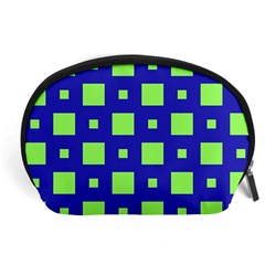 Squares Grid Seamless Accessory Pouch (large) by Vaneshart