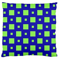 Squares Grid Seamless Standard Flano Cushion Case (One Side)